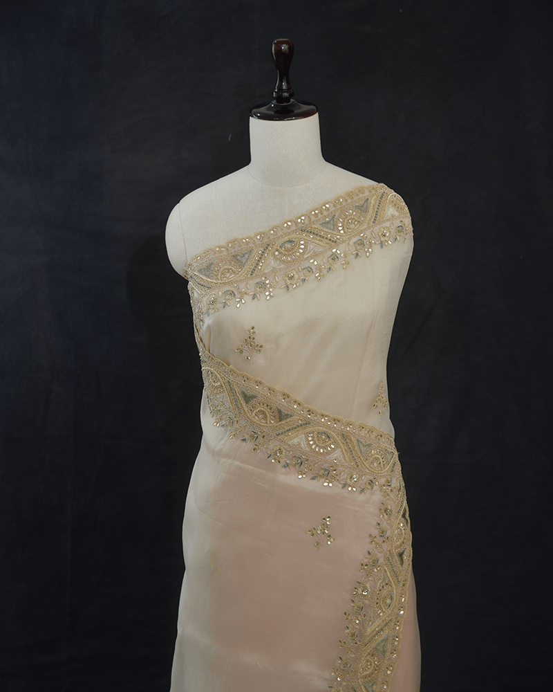Off-White Designer Saree