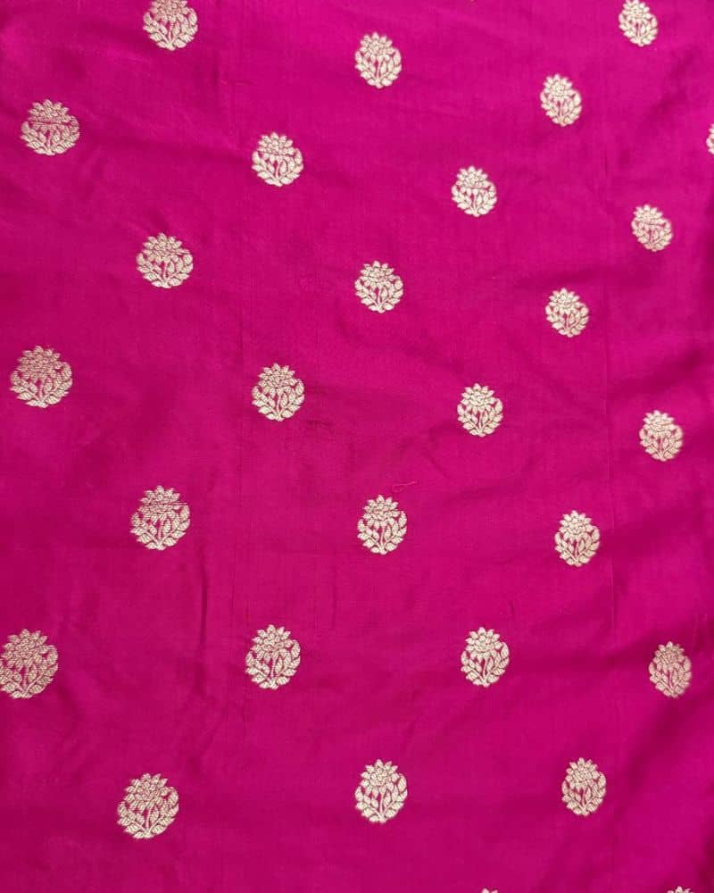 Hot Pink Silk Fabric - Image 2