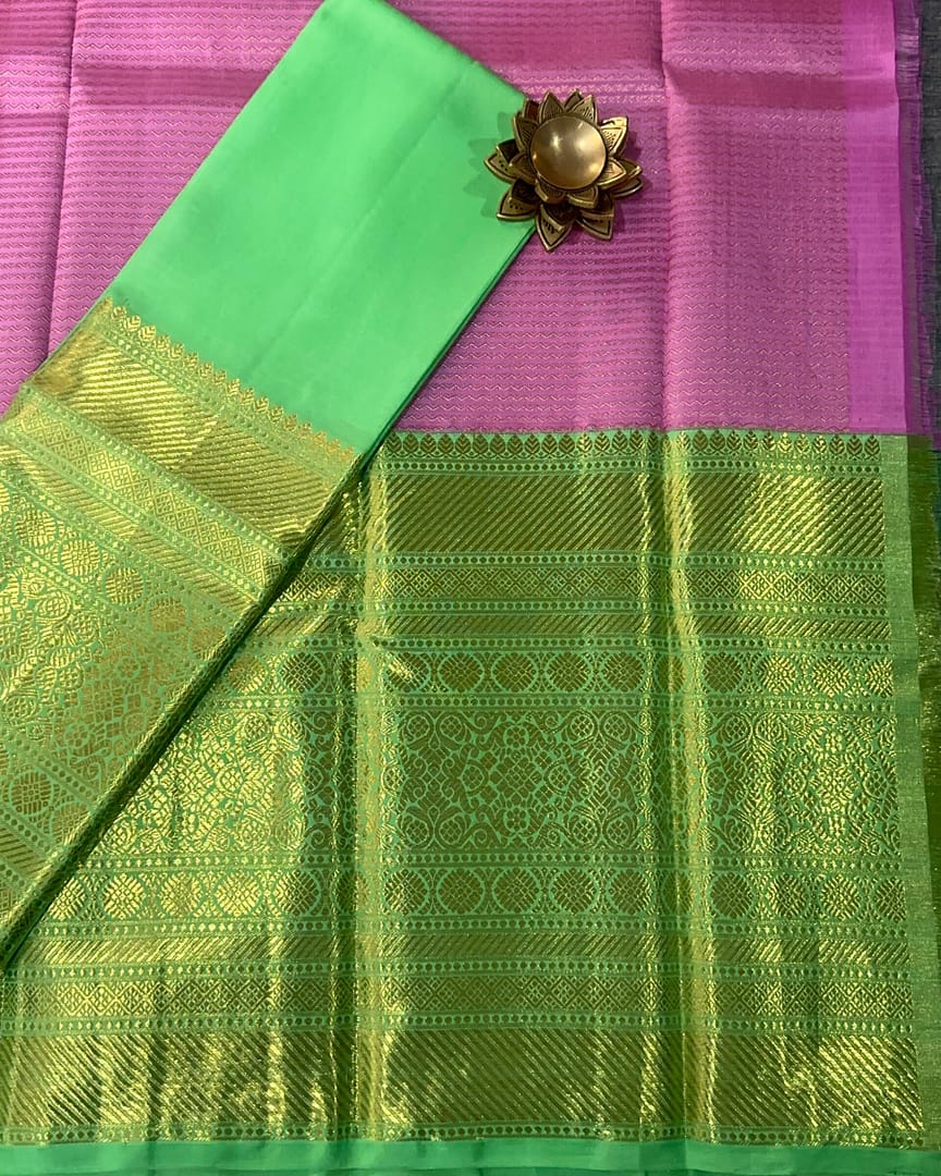 Pink Embellished Lehenga Material
